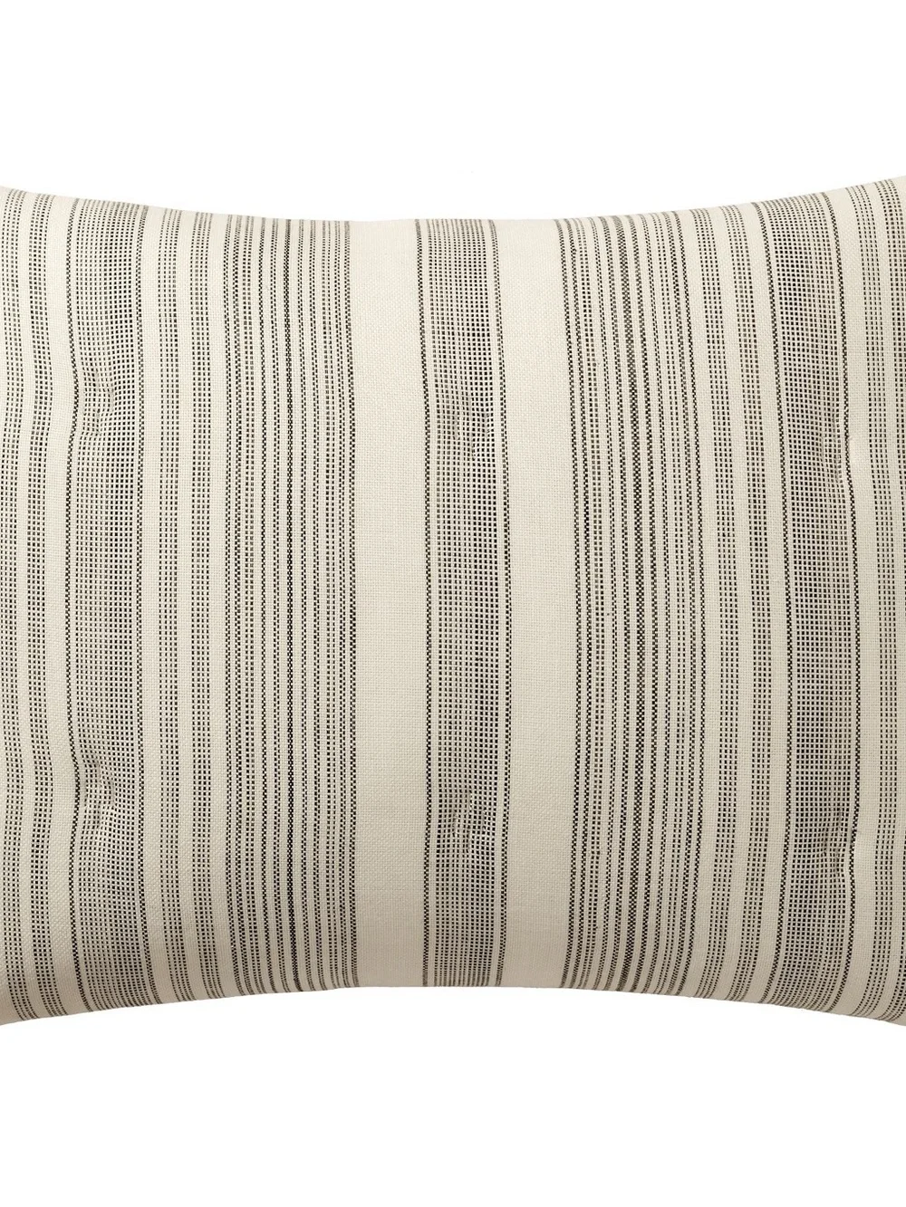 Pottery Barn Hawthorn Neutral Striped King Decorative Pillow Sham Set of Two